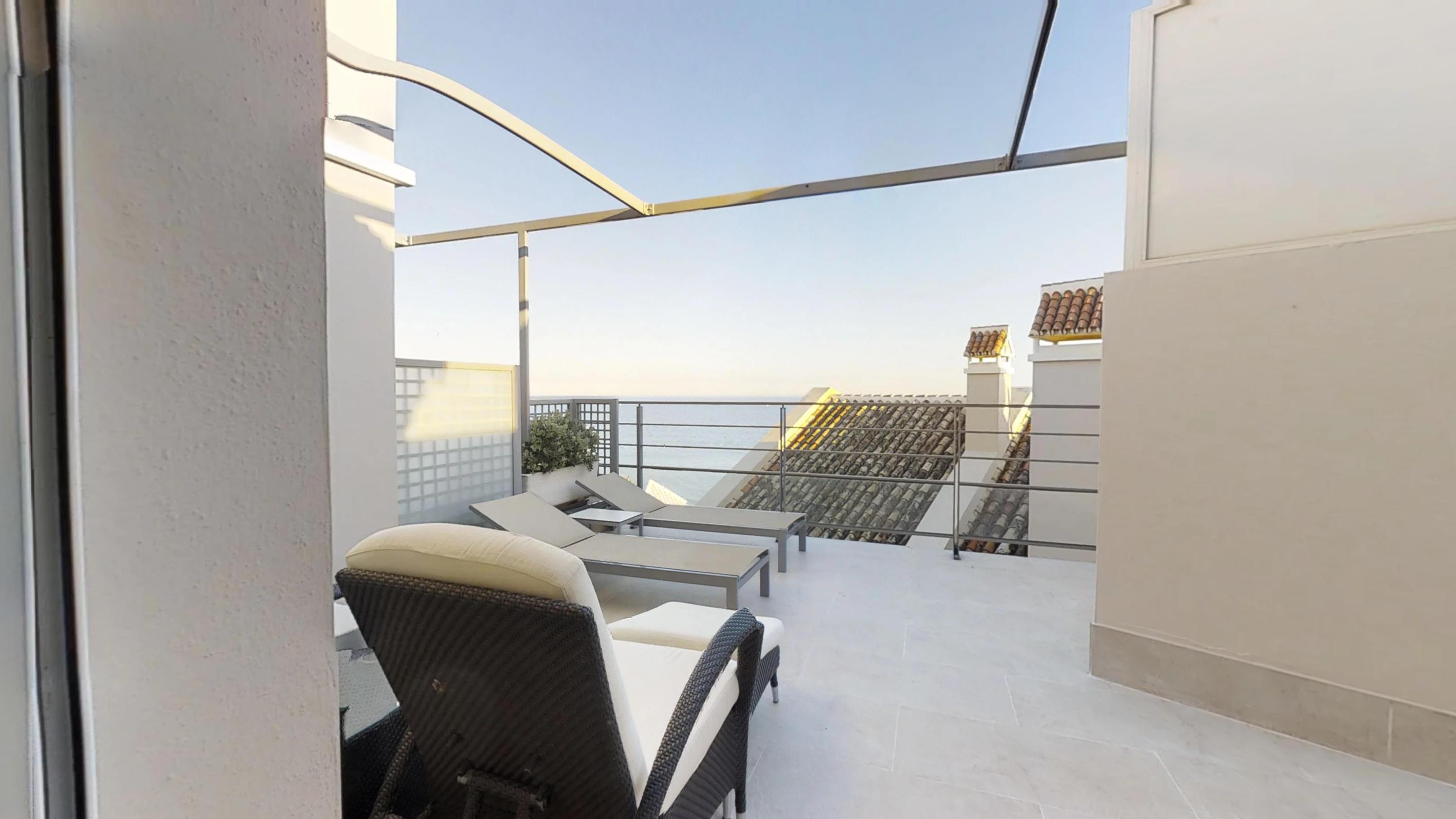 빈시 셀렉시온 알레이사, 호텔 부티크 앤 스파 베날마데나코스타 외부 사진 3D rendering of a balcony